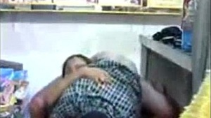 office girl gets fucked standing up