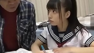 Japanese cute angel of mercy stresses brother to fuck inside