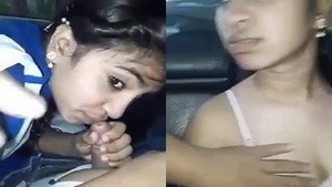 Desi Bangla Girl Does Blowjob In Car