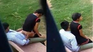 Lover Fucking in the Park