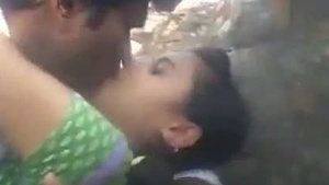 XXX Hindi Video of a young couple enjoying some fun outdoors