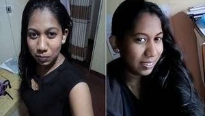Cute Sri Lankan Girl Shows Her Breasts and Jerks Her Pussy During a Video Call