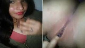 Exclusive Super Hot Clip of Desi Indian Girl Licking Her Pussy and Fingerjerking for Lover