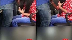 Lankan girl giving a blowjob in the office