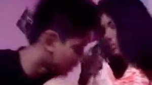 Teenage girl enjoys romantic home sex with her lover