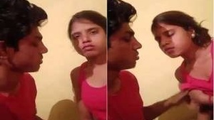 Hot Lover Desi Kisses And Guy Trying To Show Boobs
