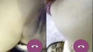 Desi Indian Girl Shows Her Pussy On Video Call