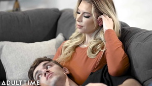 Sticky grown time stepson always wanted to fuck his stepmom Brooke Banner