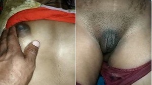 Exclusive Boob and Pussy Grabbing by Desi Bhabha Husband