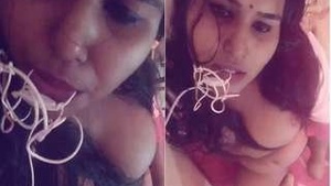Exclusive Super Cute Single Girl Showing Her Boobs On Video Call