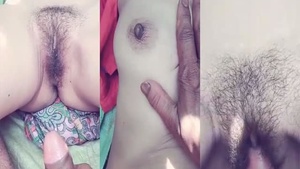Hairy Dehati pussy live show Outdoor