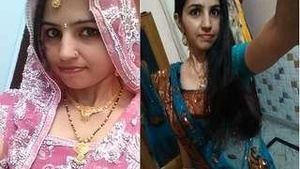 Hot Look Desi's Wife Undresses and Shows Her Tits Pussy