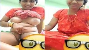 Sexy Bhabhi Shows Tits Pussy Video Call