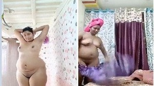 Swati Naidu's exclusive bathing and wearing clothes