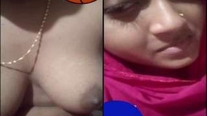 Pretty Girl Desi Shows Her Tits and Pussy On Video Call