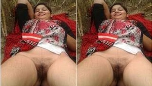 Desi Bhabhi Having Sex Outdoors With Two Guys