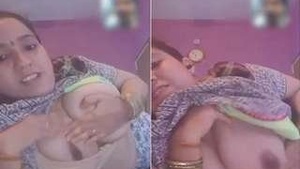 Sexy Bhabhi Shows Her Big Boobs On Video Call
