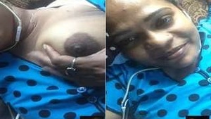 Desi's Wife Shows Her Tits To Her Lover On Video Call