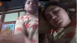 Bangladeshi girl showing breasts and pussy video call