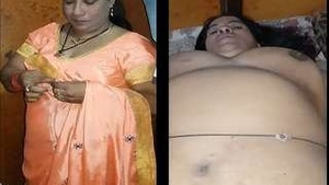 Randy Reshma Bhabi's exclusive fatty Desi fucks hard in the anus with a client.