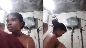 Lankan Girl Shows Bathing Lover On Video Call