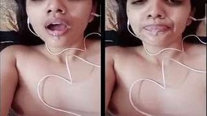 Desi Indian Girl Shows Tits And Pussy To Lover