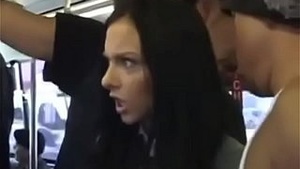 Stephanie Kane fumbled along with the bangers on the bus