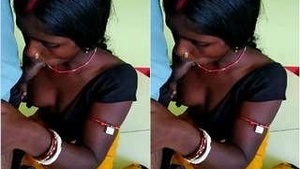 Desi Bhabhi Sucking cock while hubby's away