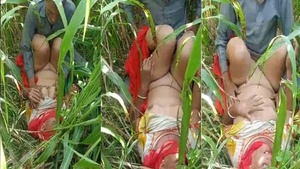 Muslim woman fucked outdoors by an old man
