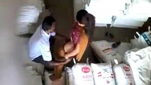 Desi bhabi affair with co-worker at office licking and fucking her tooo hot pussy