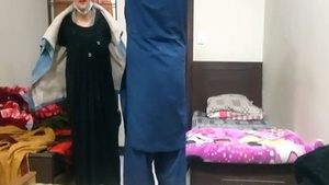Pakistani wife gets wild with her husbands friend in explicit video