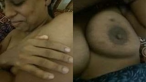 Desi Mature Wife with Big Breasts Gets Her Pussy and Tits Captured