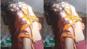 Amateur Desi Indian flaunts her adorable breasts and pussy in VK part 4