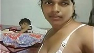 Marital affair with a hot woman who exposes her big breasts