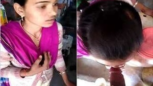 Exclusive Video: Desi Girl Sucks Shop owners Dick in a Country Village