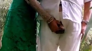 Outdoors Handjob