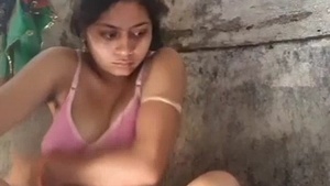 Young Wife Taking A Bath