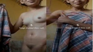 Amateur Indian Girl Shows Her Naked Body to Lover on Video Call