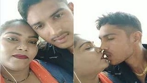 Desi Dever Bhabhis Sensual Kisses Outdoors