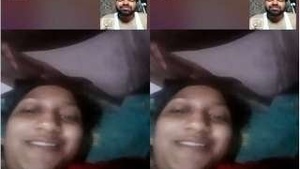 Amateur Desi Bhabhi Shows Off Her Pussy on Video Call