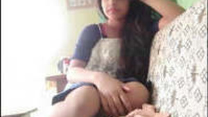 Cute indian girl showing breasts on video call