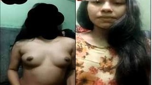 Exclusive Video Call: Rustic Girl Shows Off Her Bathing Skills