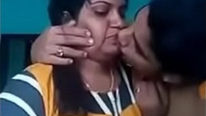Indian mom and her teenage son engage in passionate sex in the kitchen and bed