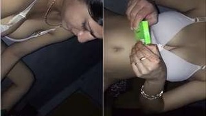 Bhabhi uses a condom to satisfy her customers desires