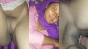 Passionate lovemaking with a virgin girl and her lover