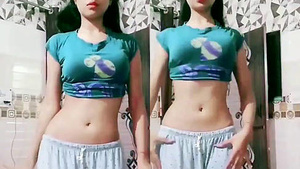 Desi beauty indulges in a sensual sea dance that will leave you breathless
