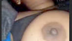 Fat sexy aunt with her huge tits fingering hard