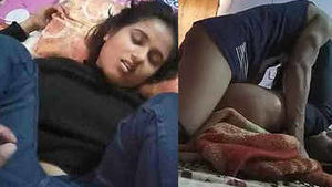 Mumbai girl get fucked hard by BF in her bedroom good moaning