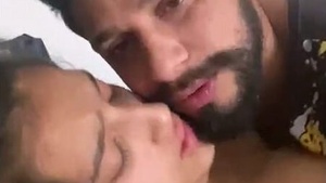 Beautiful teen girl fucking with moaning
