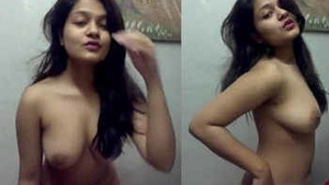 Desi X Babe Gata Strips for Her Lovers
